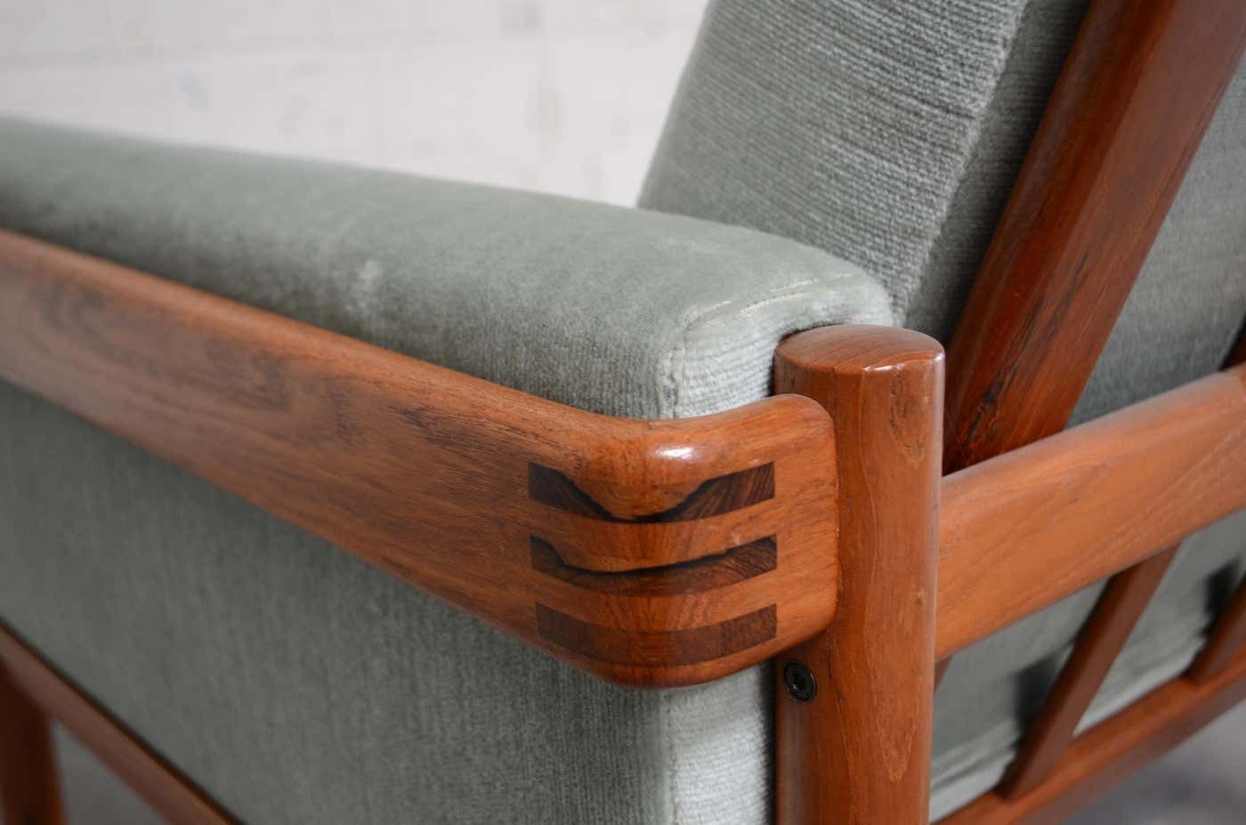 Henry Walter Klein Danish Modern Teak Easy Chair For Bramin photo vintage