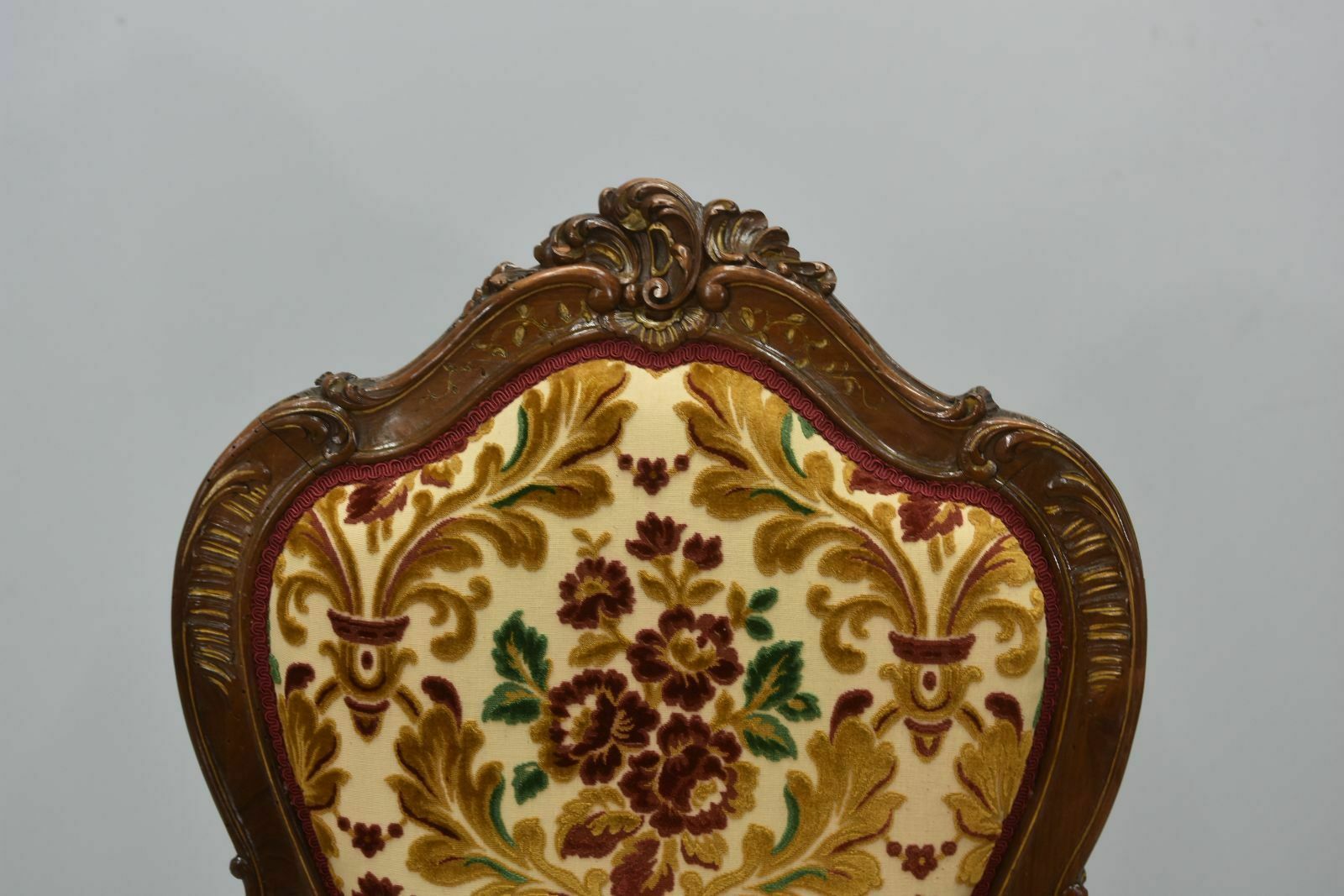 Louis XV Style Carved Walnut Armchairs Late 19th Century (Pair) photo vinterior