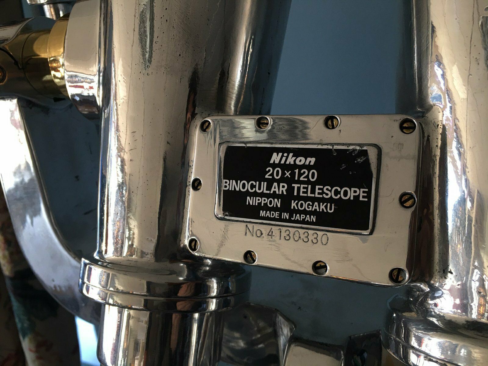 photo for sale Japanese Big Eye 20 X 120 Naval Binoculars From Nikon, 1950s