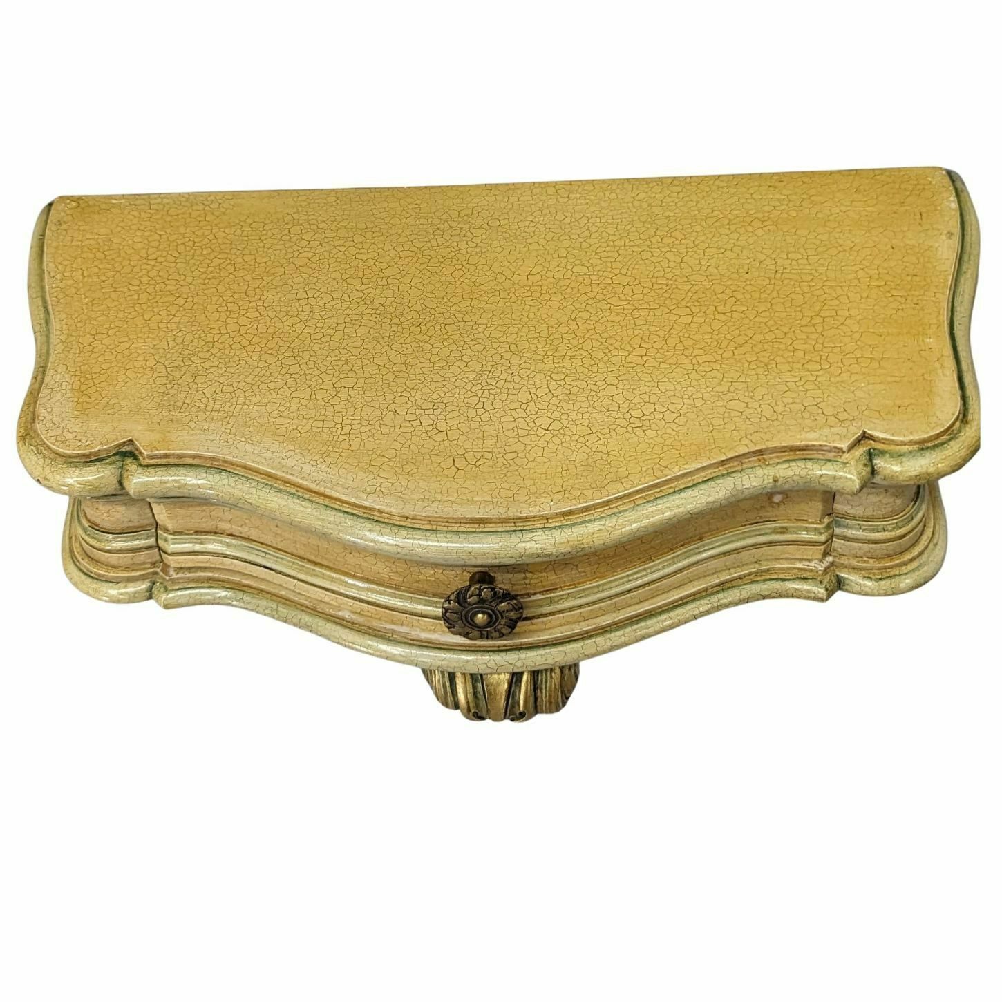 Venitian Style Lacquered Wooden Vet (Pair) photo Furniture