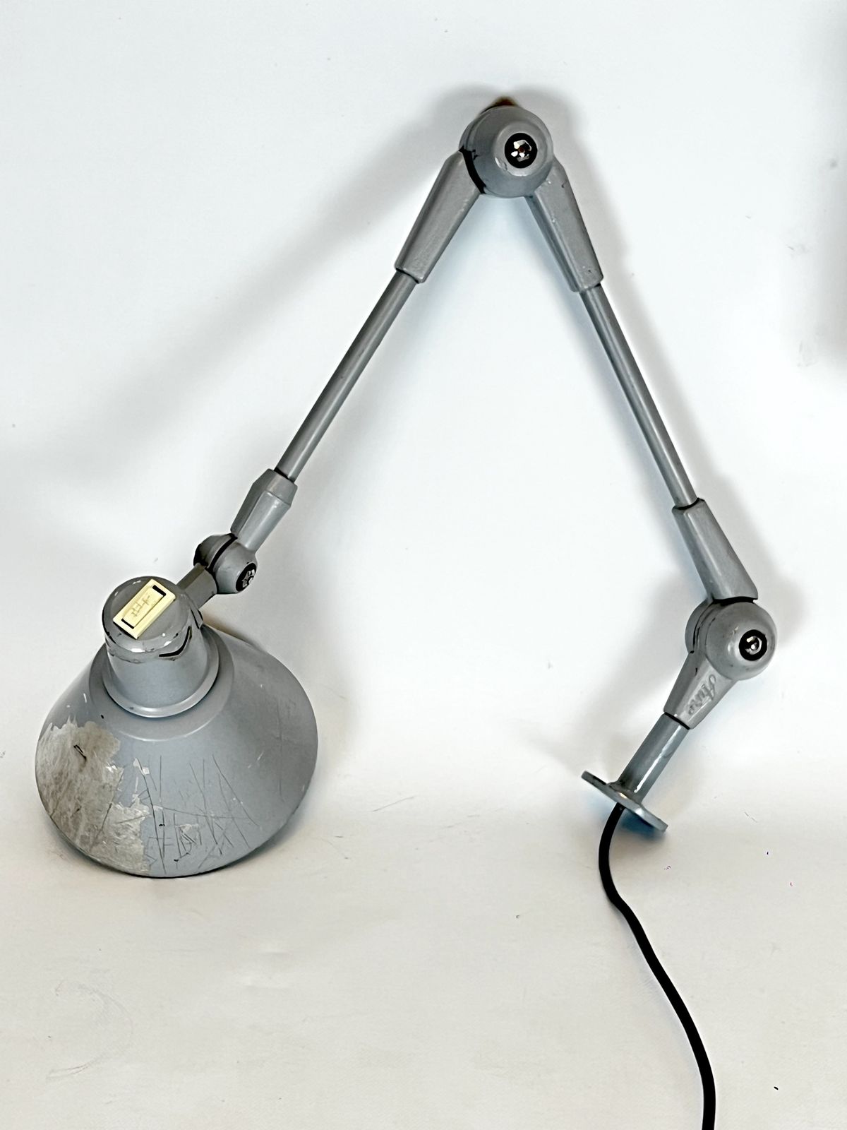 Mid Century Stilnovo, Set Of Two Rare Wall Lamps In Metal. Italy 1960s photo furniture