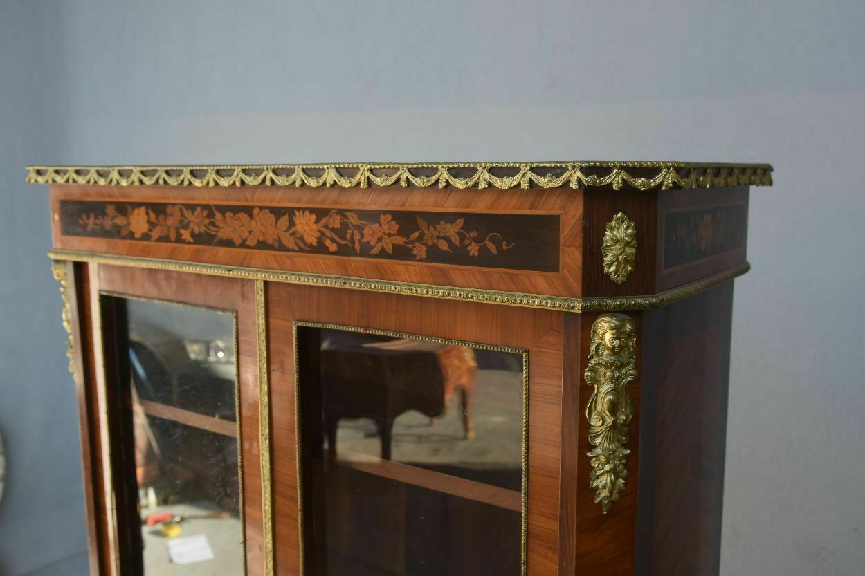 Napoleon III Bookcase In Rosewood, 19th Century photo vintage