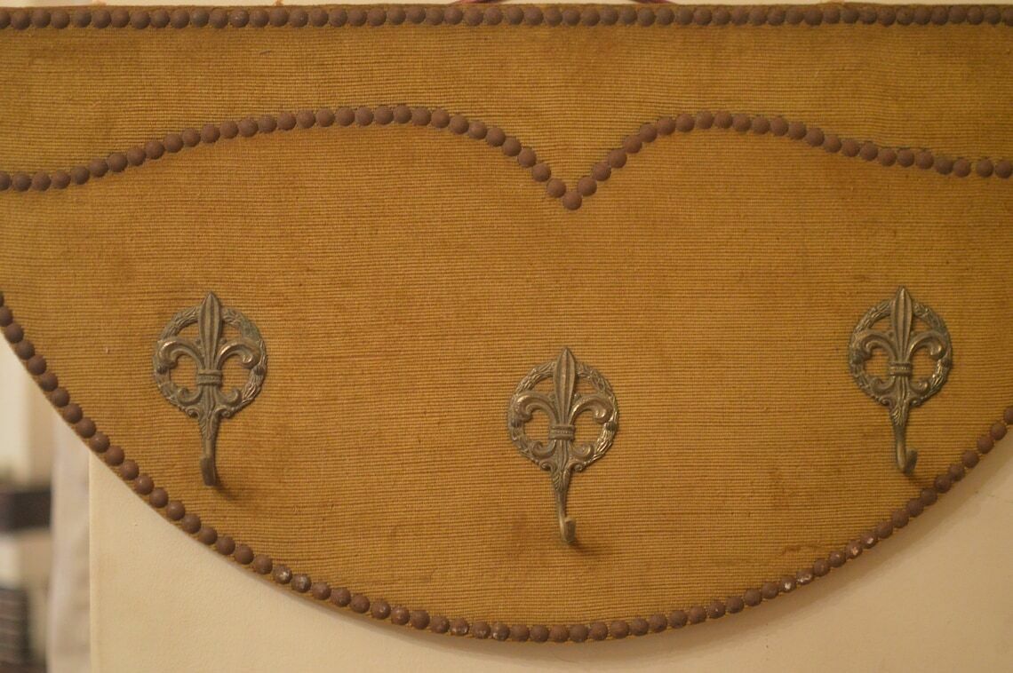 Vintage Coat Rack Wall Hanger Wall Mount Coat Rack  Storage Wall Rack  Mid Century  1960s photo buy