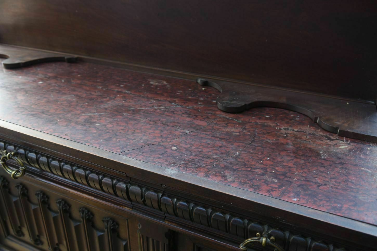 Trolley Body In Walnut Gothic Style Late 19th Century photo vinterior