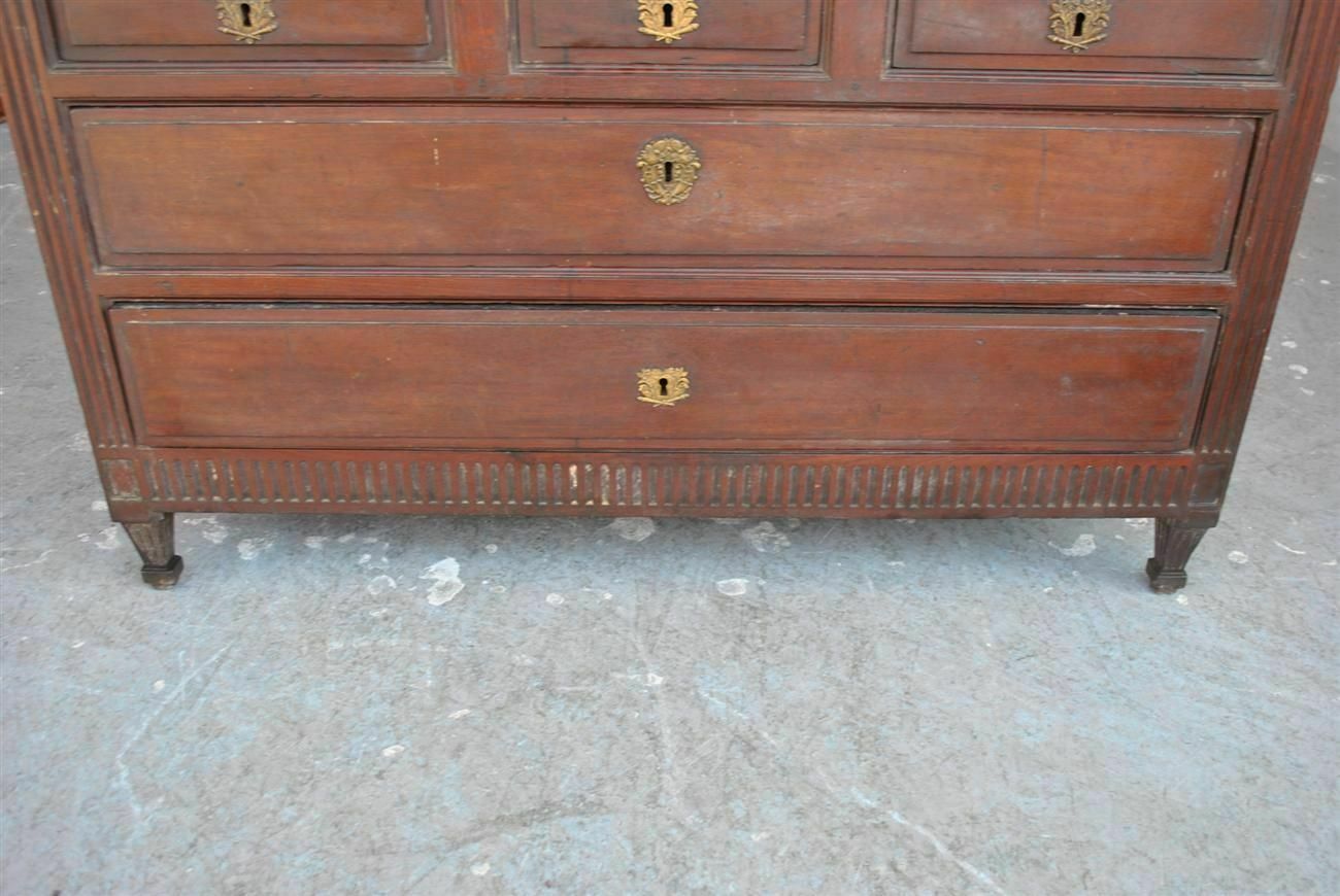 18th Century Sloping Desk In Mahogany And Bronze photo vintage