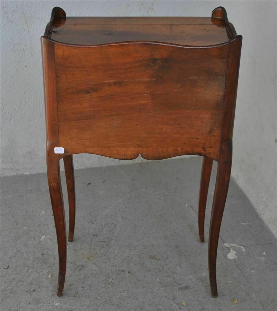 Louis XV Style Bedside Table From The 19th Century With Curtains photo 410.0