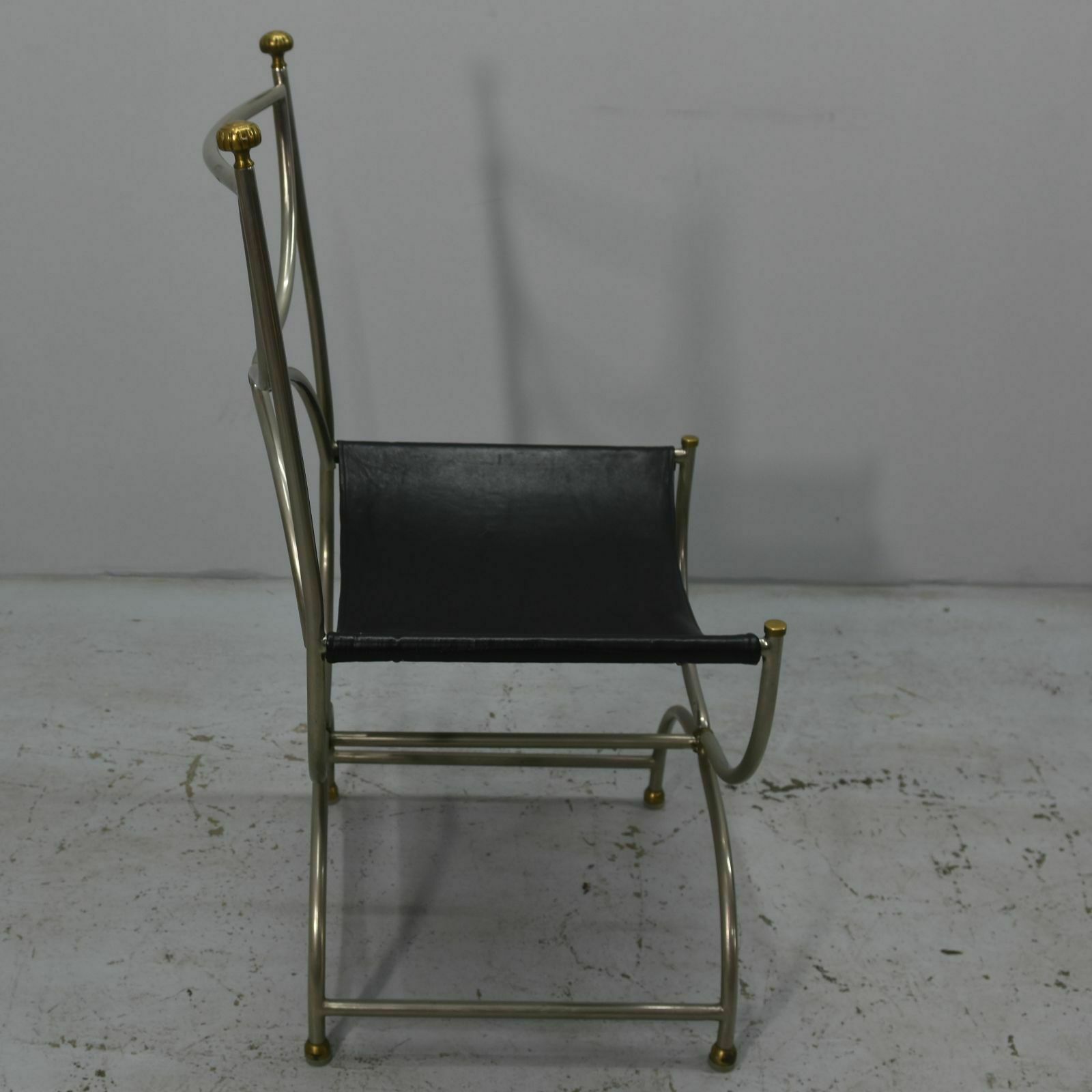 Maison Jansen Iron And Gilded Bronze Chairs (Set Of 4) photo for sale