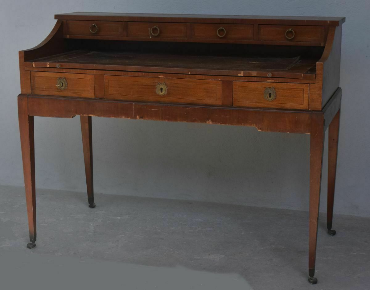 19th Century English Mahogany Desk photo furniture