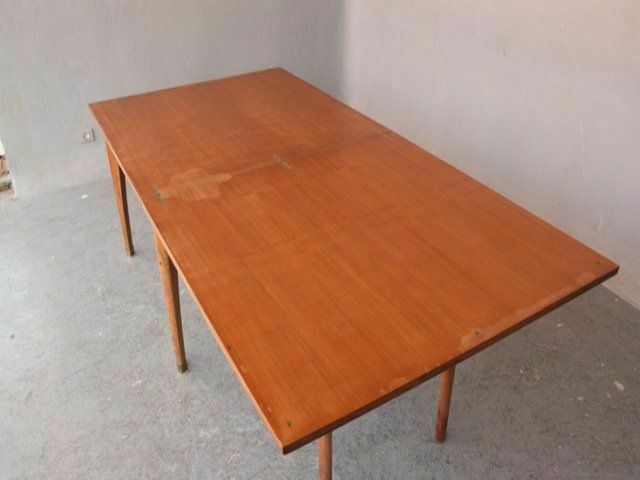 photo buy Square Folding Table In Beech 1950