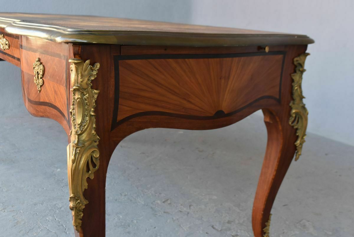 photo buy Napoleon III Desk With Rich Gilded Bronze Register