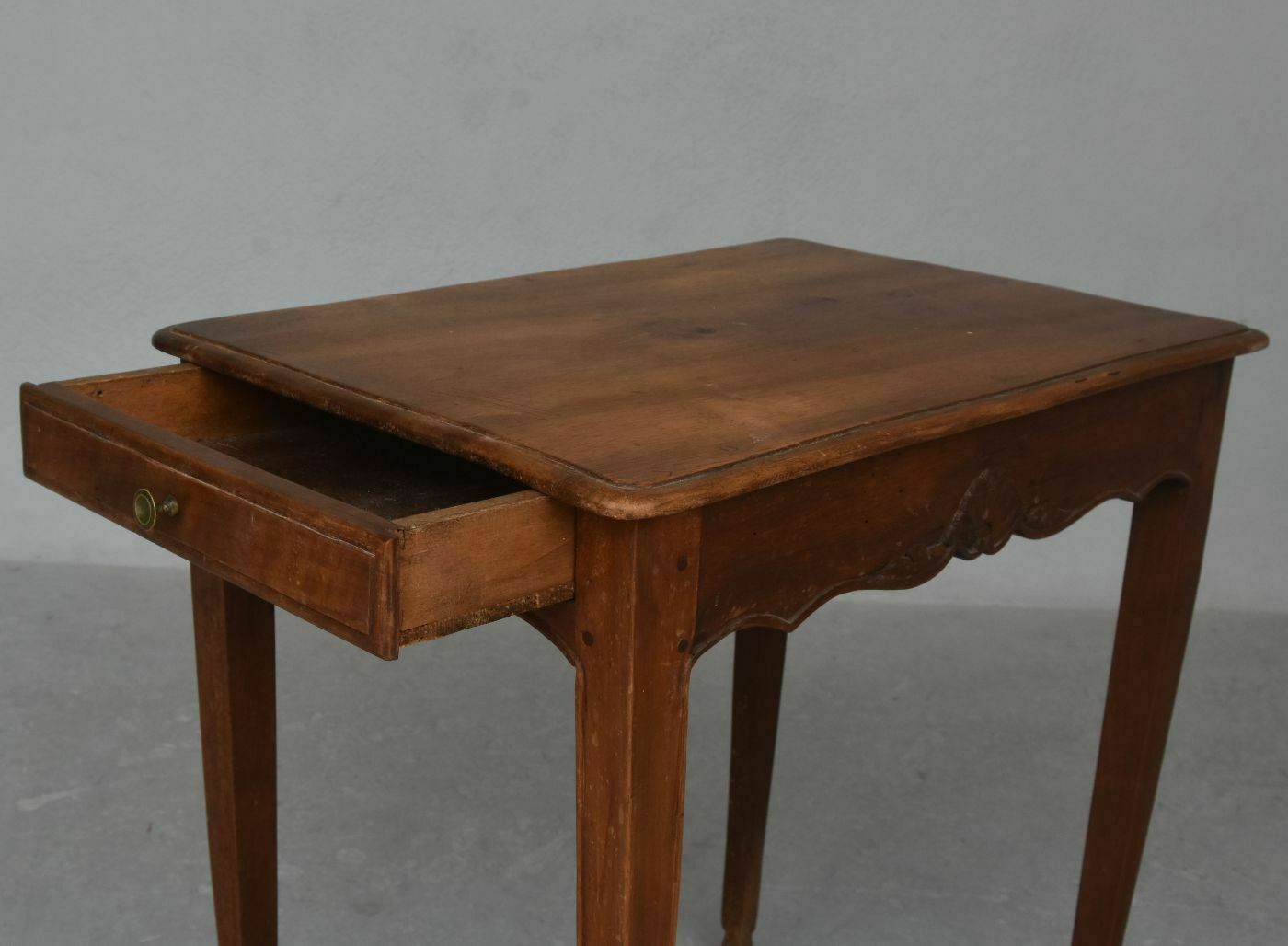 Louis XV Walnut Desk, 19th Century photo for sale