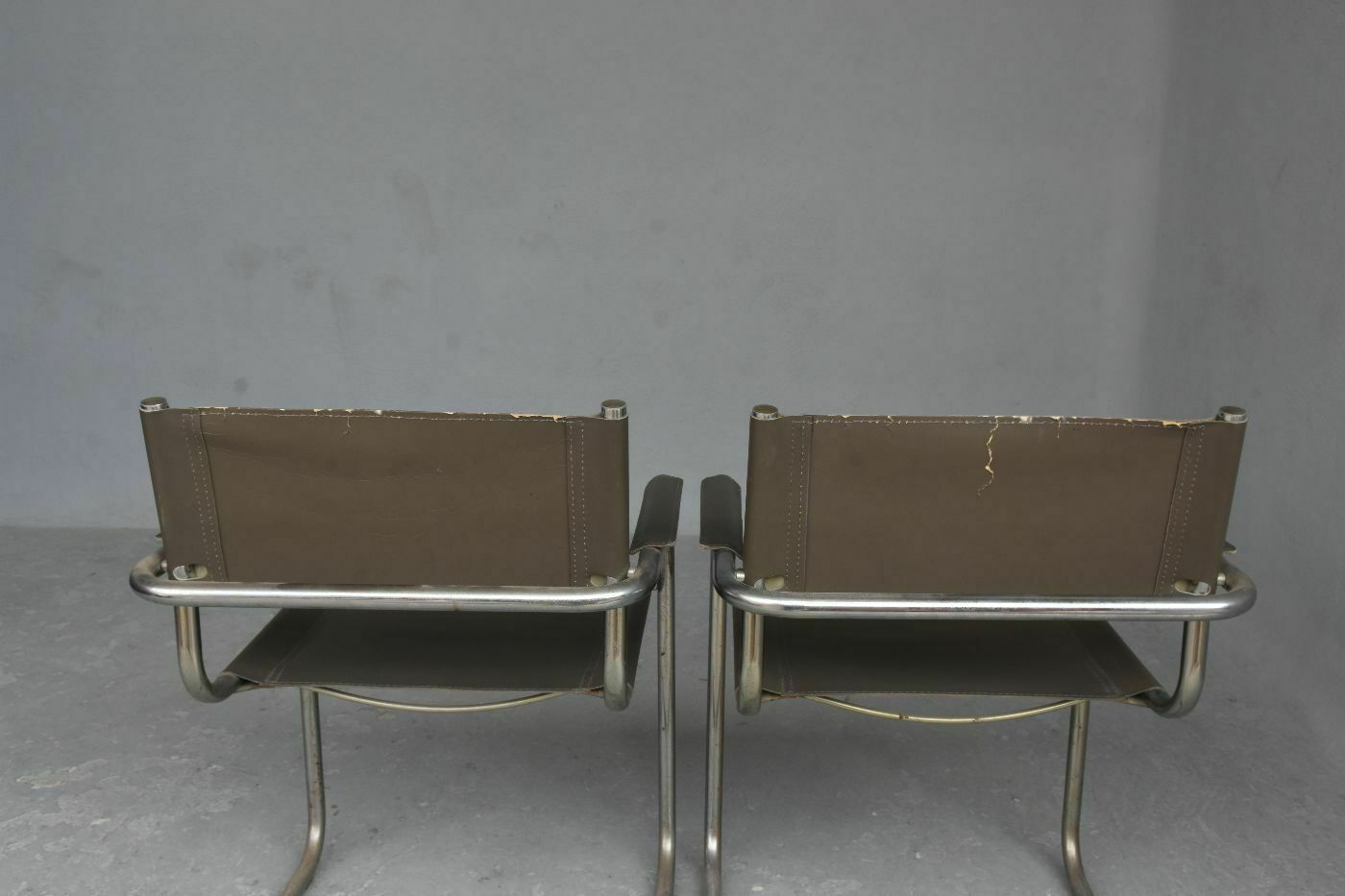 B33 Marcel Breuer Vintage Tubular Armchairs (Pair) photo for sale