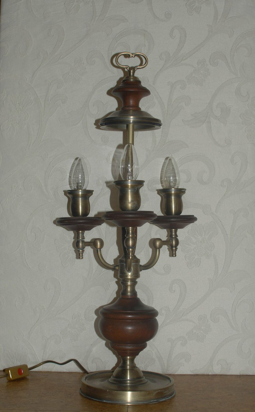 Vintage Table Lamp Mid Century. Floor Lamp Antique photo for sale