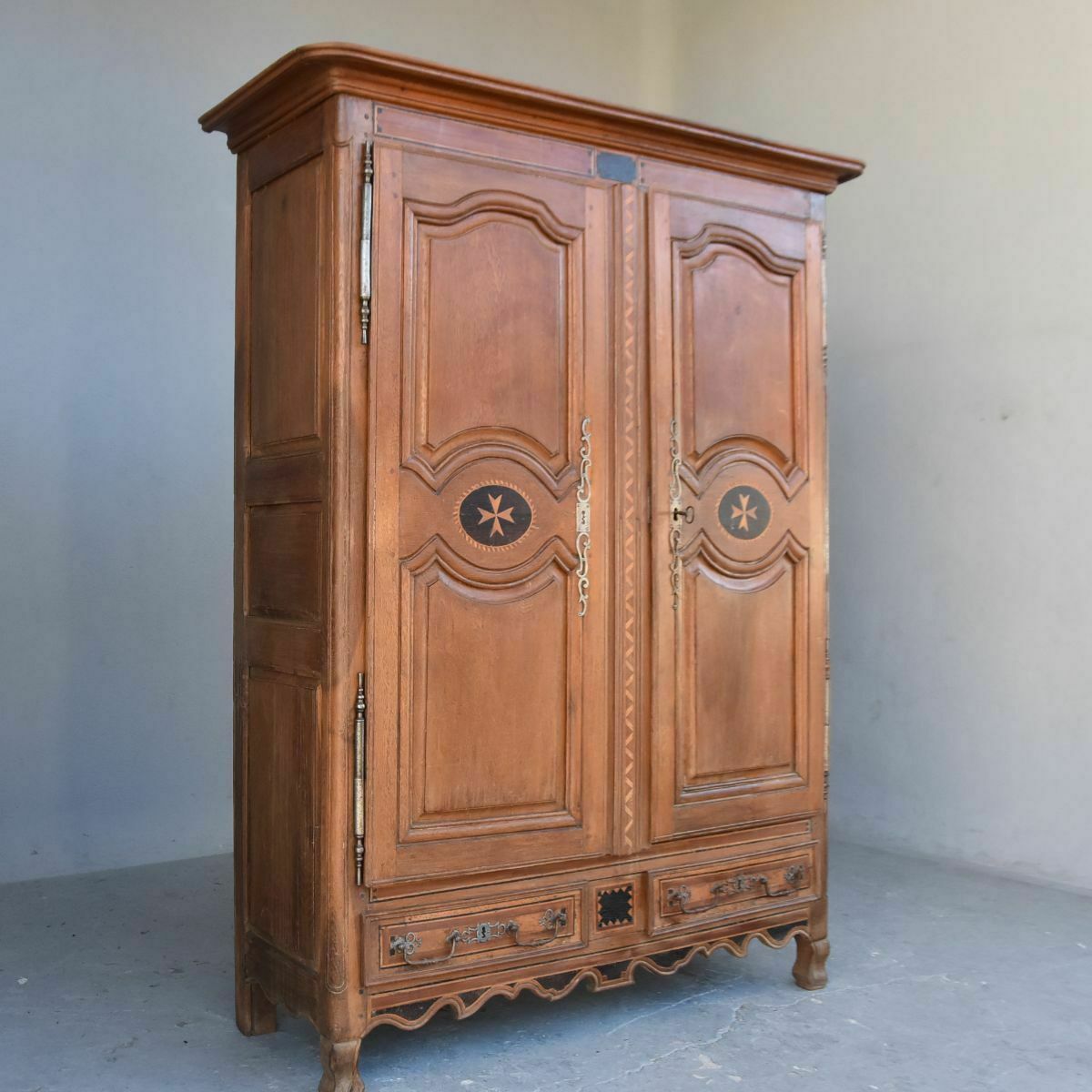 Regional Cabinet In Louis XV Oak, 18th Century photo furniture