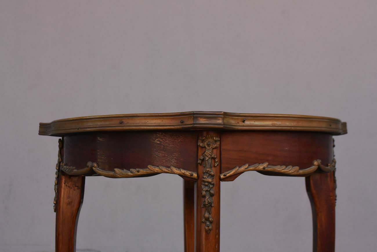 Napoleon III Mahogany And Golden Bronze Saddle 19th photo Furniture