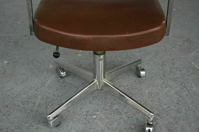 Leather Executive Chair 1960 Good Condition photo 734.0