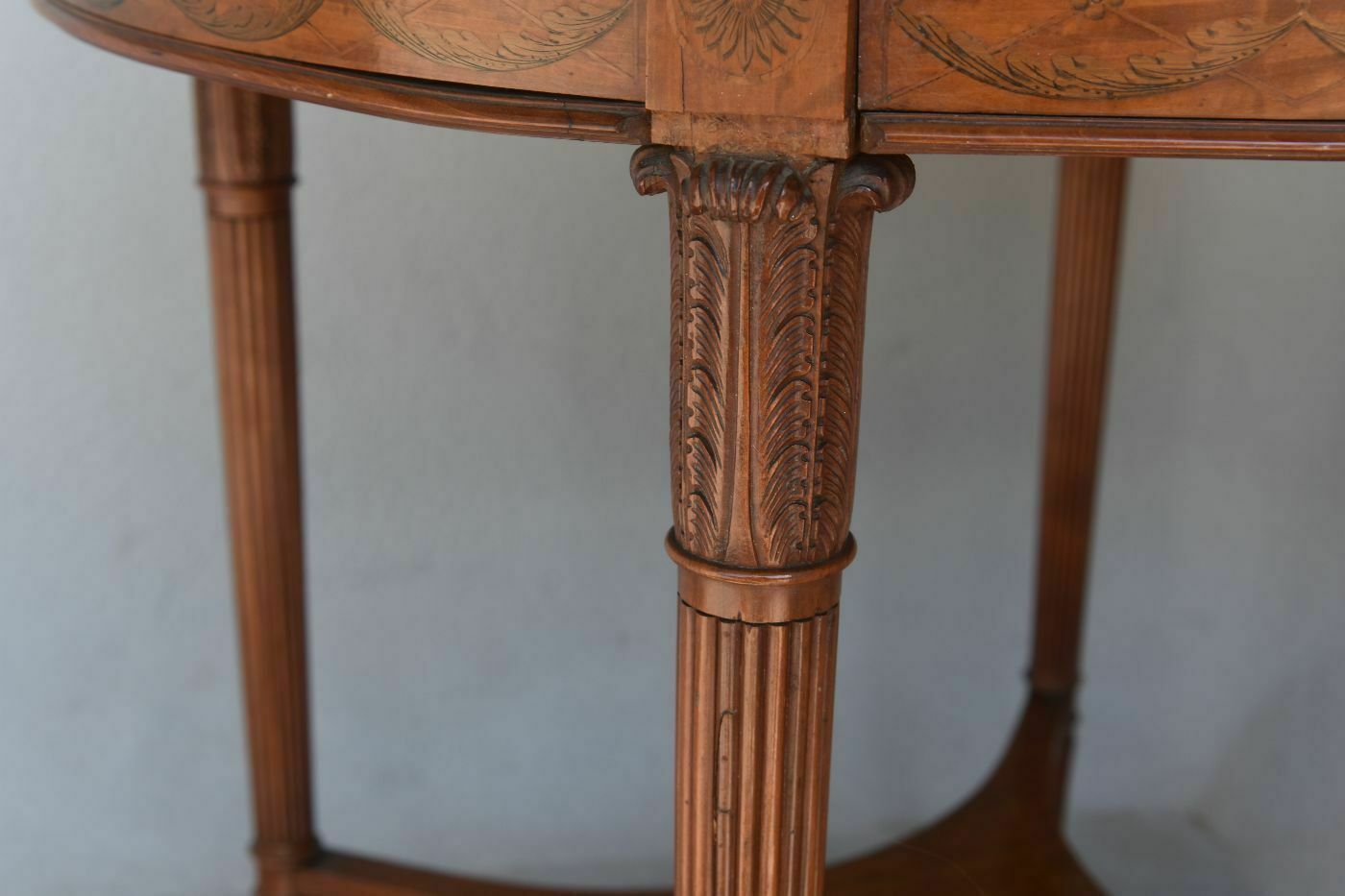 19th Century English Satinwood Pedestal Table photo buy