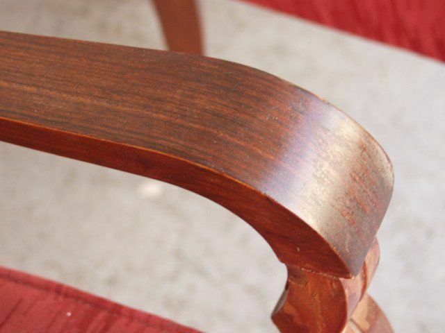 photo furniture 1940 Style Mahogany Armchairs (Set Of 8)