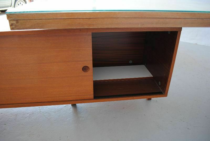 Scandinavian Presidential Desk In Teak 1960s photo buy