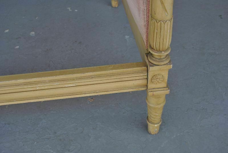 Antique Lacquered Painted Bed In Louis XVI Style photo Furniture