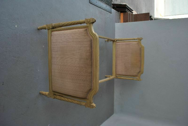 Antique Lacquered Painted Bed In Louis XVI Style photo buy