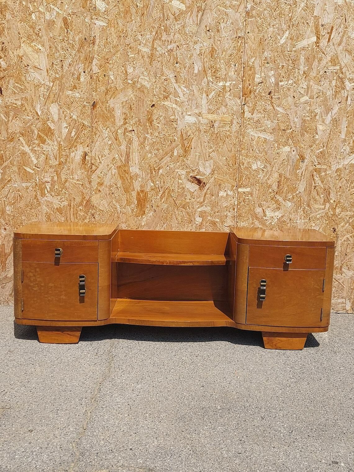 Art Deco Sideboard/Art Deco Furniture/Art Deco/Antique Console Cabinet/Antique Furniture/Antique Home/Vintage Console Cabinet/50's photo furniture