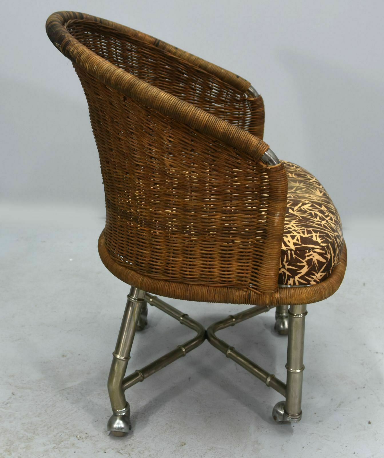 Armchairs With Faux Bamboo Base (Set Of 4) photo for sale