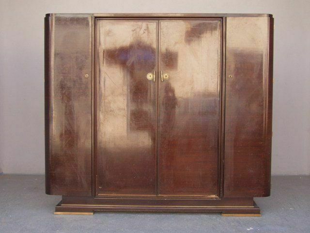 1930 Rosewood Cabinet By Maxime Old photo furniture