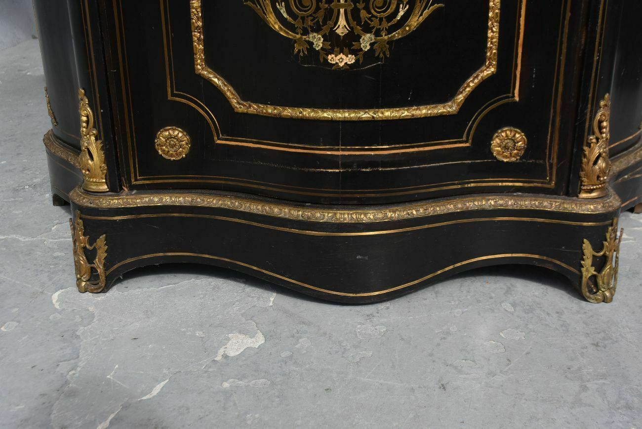 Bahut Napoleon III Marqueterie Boulle   Golden Bronze Register 19th photo buy