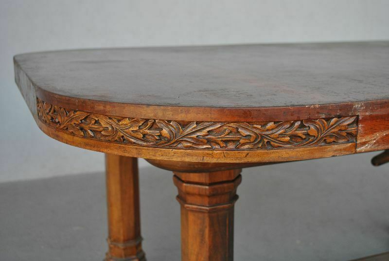 Gothic Style Walnut Dining Table photo buy