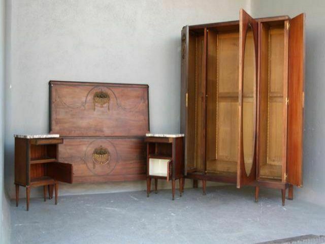 photo furniture Complete Art Deco Bedroom Furniture Set From The 1930s