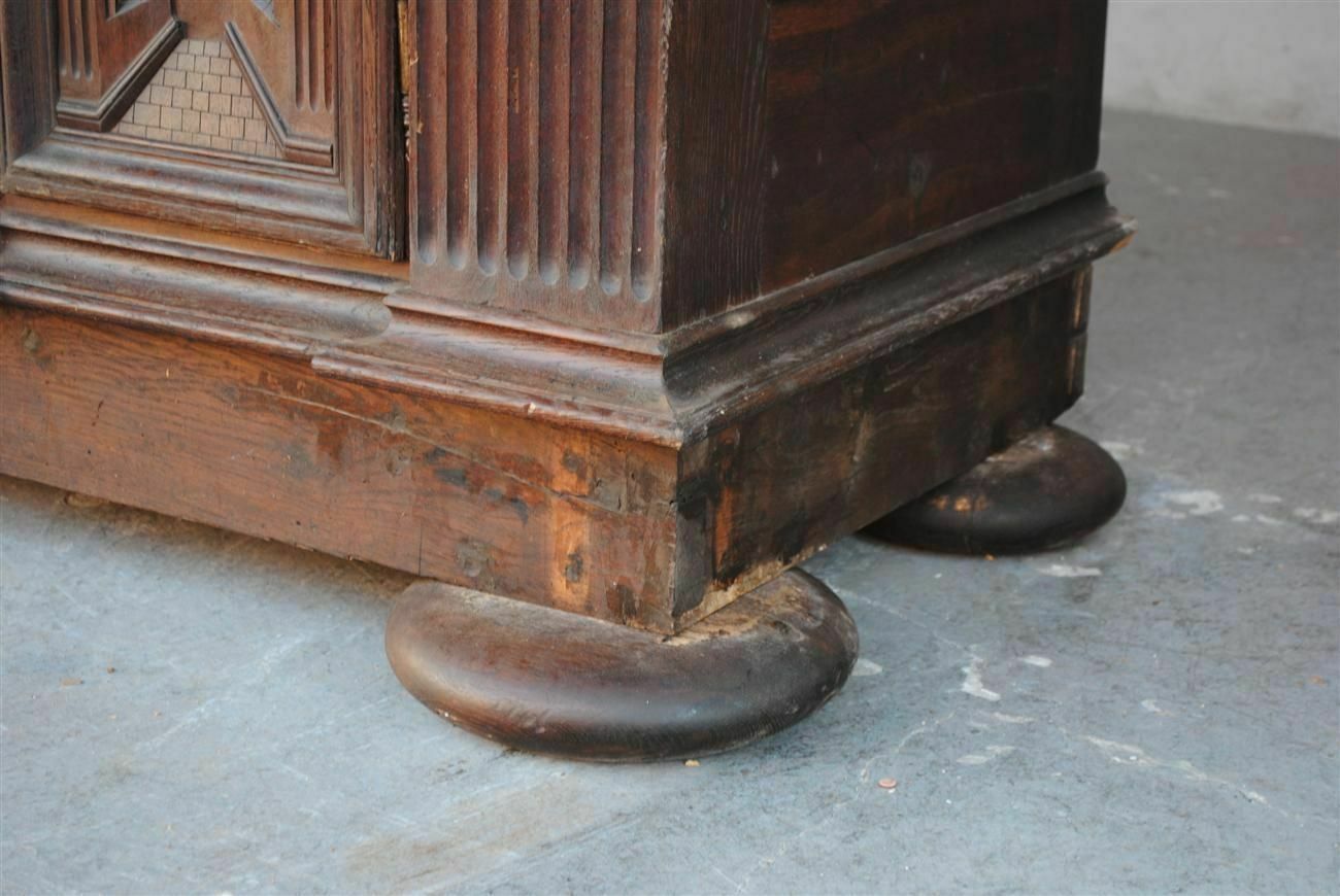 Oak Sacristy Furniture Made Up Of Old Elements photo buy