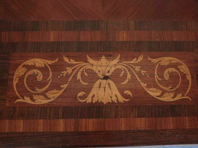 2294.0 Italian Style Inlaid Office Table photo