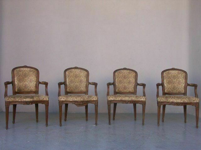 Louis XVI Style Armchairs (Set Of 4) photo furniture