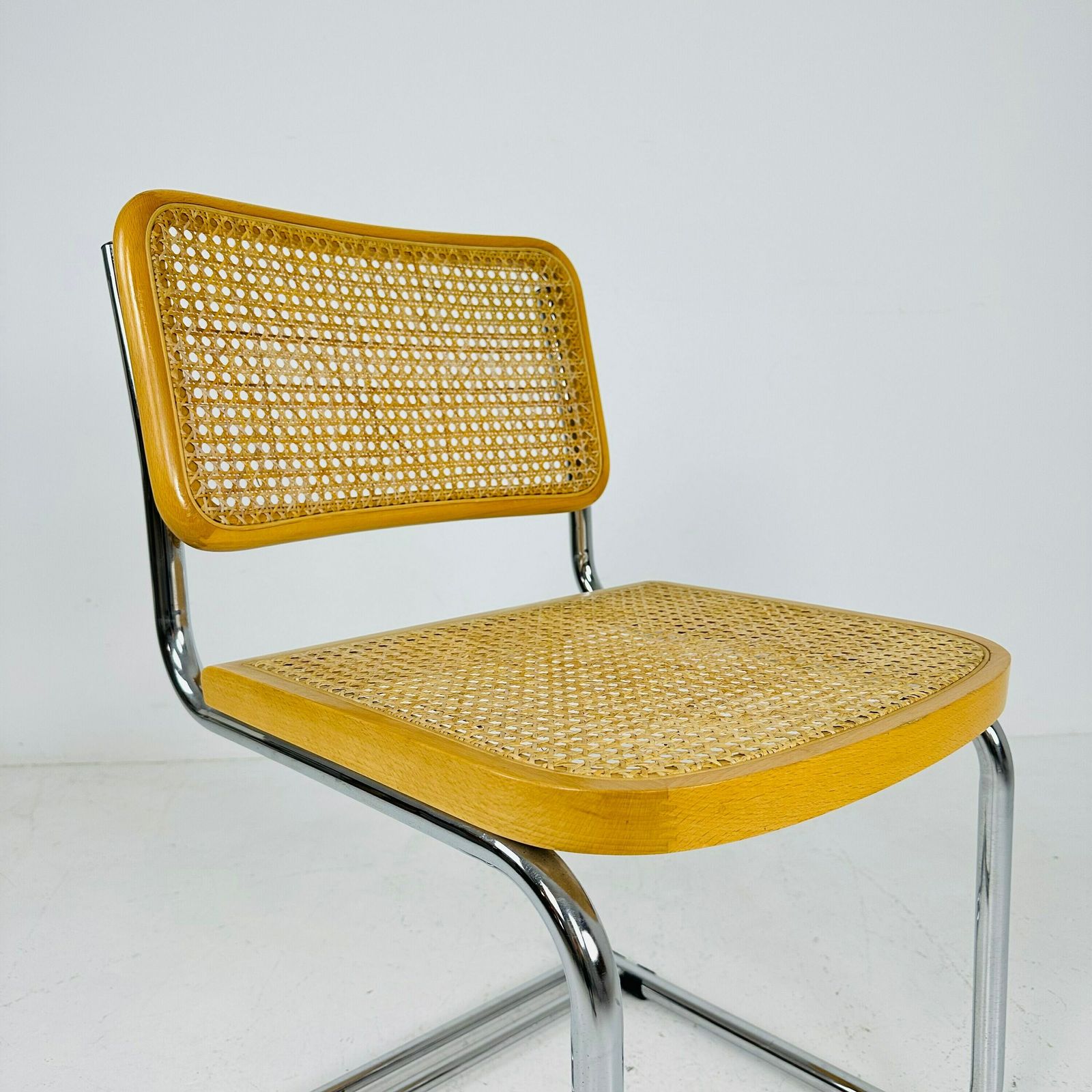 Mid Century B32 Cesca Chair Designed By Marcel Breuer, 1970s Italy photo for sale
