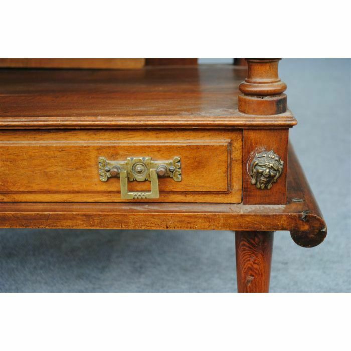 1900 Period Partition Locker In Walnut photo vintage