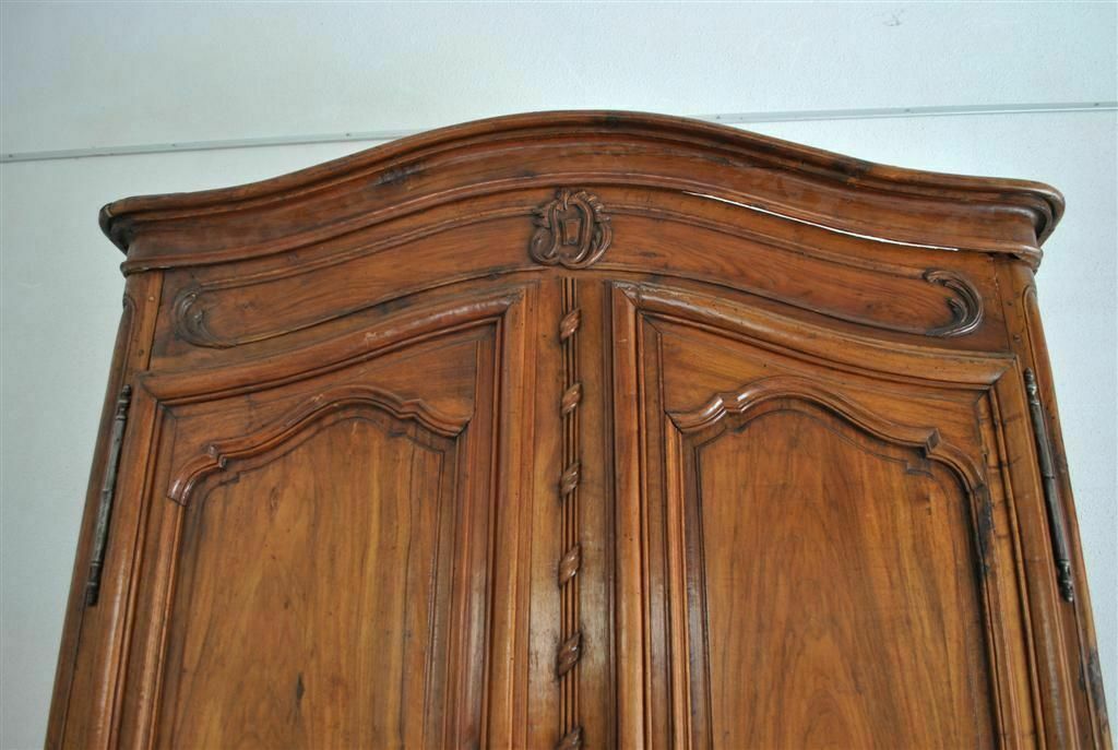 Provençal Louis XV Wardrobe From The 18th Century In Walnut photo for sale