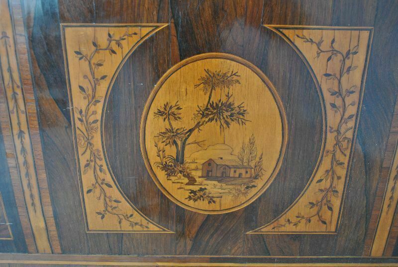 18th Century Decorative Element Inlaid Wood photo vinterior