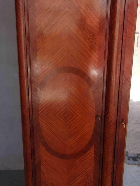 Mahogany Cabinet In Louis XVI Style, Gilded Bronze photo Furniture