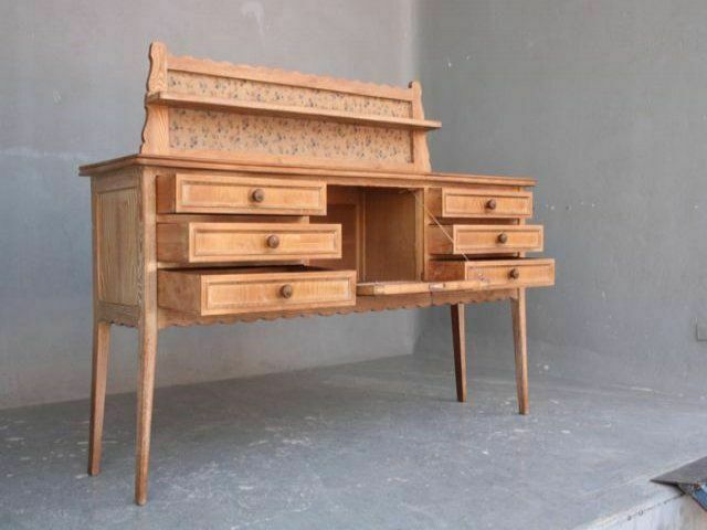 Bahut Serving In Cerusated Oak Period 1950 photo Furniture