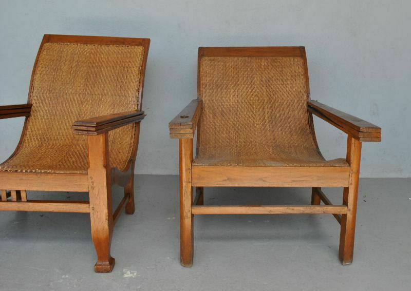 So Called Planter Armchairs At The End Of The 19th Century (False Pair) photo for sale