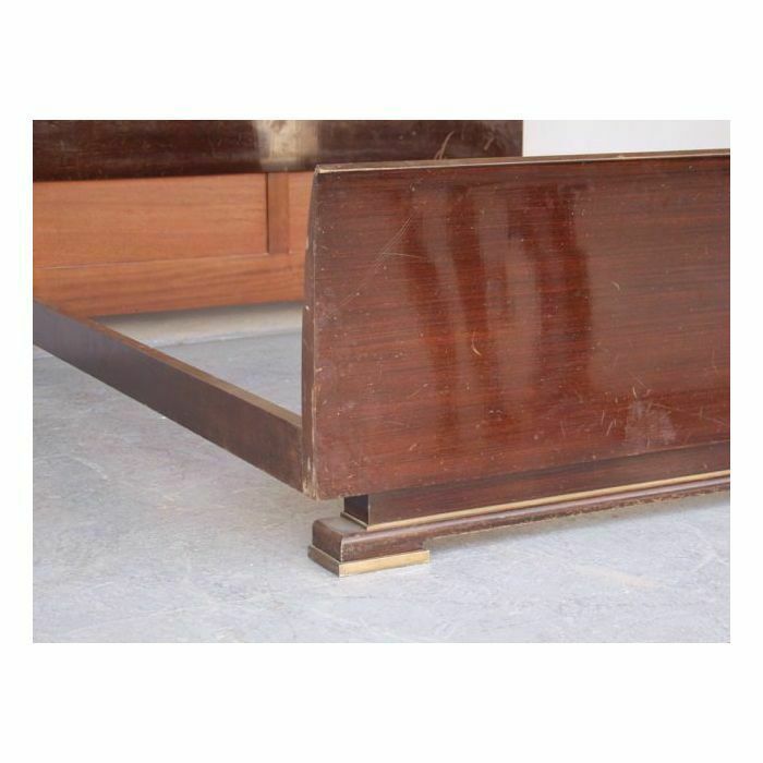 Bed 1930 Art Deco Maxime Old Rosewood photo for sale