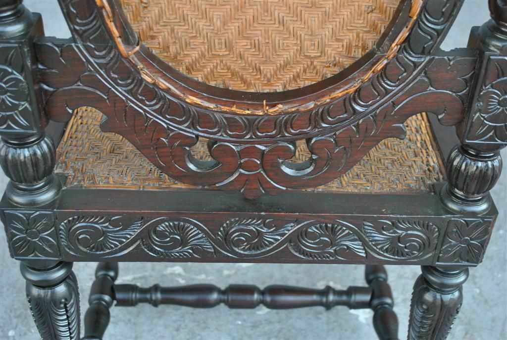 19th Century Indian Rosewood Chair photo buy
