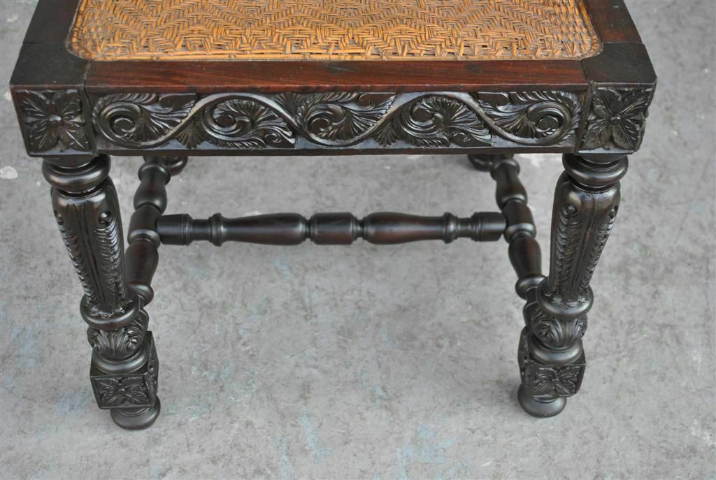 809.0 19th Century Indian Rosewood Chair photo
