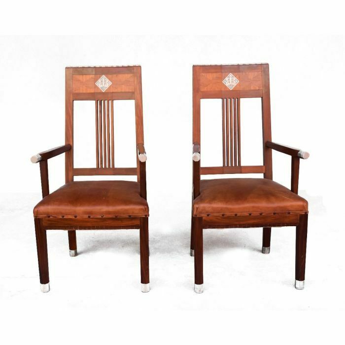 Art Deco Armchairs 1930 Rosewood After Dominique (Pair)