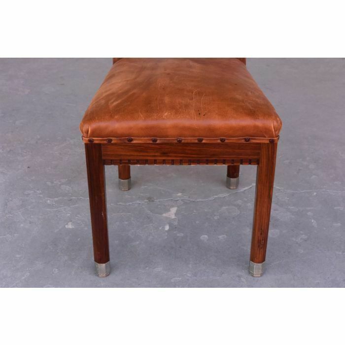 Art Deco Chairs 1930 Rosewood After Dominique (Set Of 4) photo Furniture