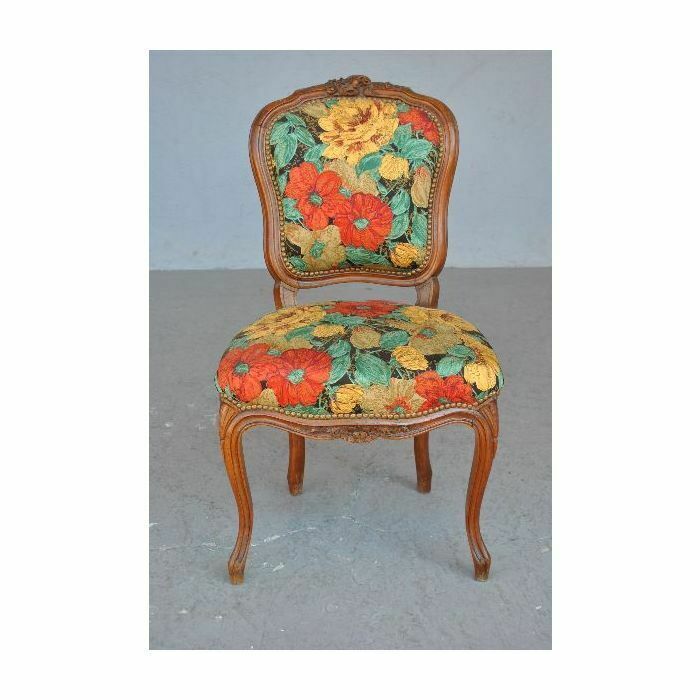 Rockery Living Room In Louis XV Style 5 Piece Upholstered Walnut photo Furniture