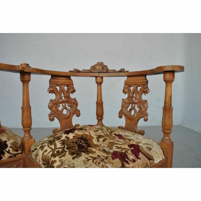 photo buy Old Renaissance Style Loveseat Bench