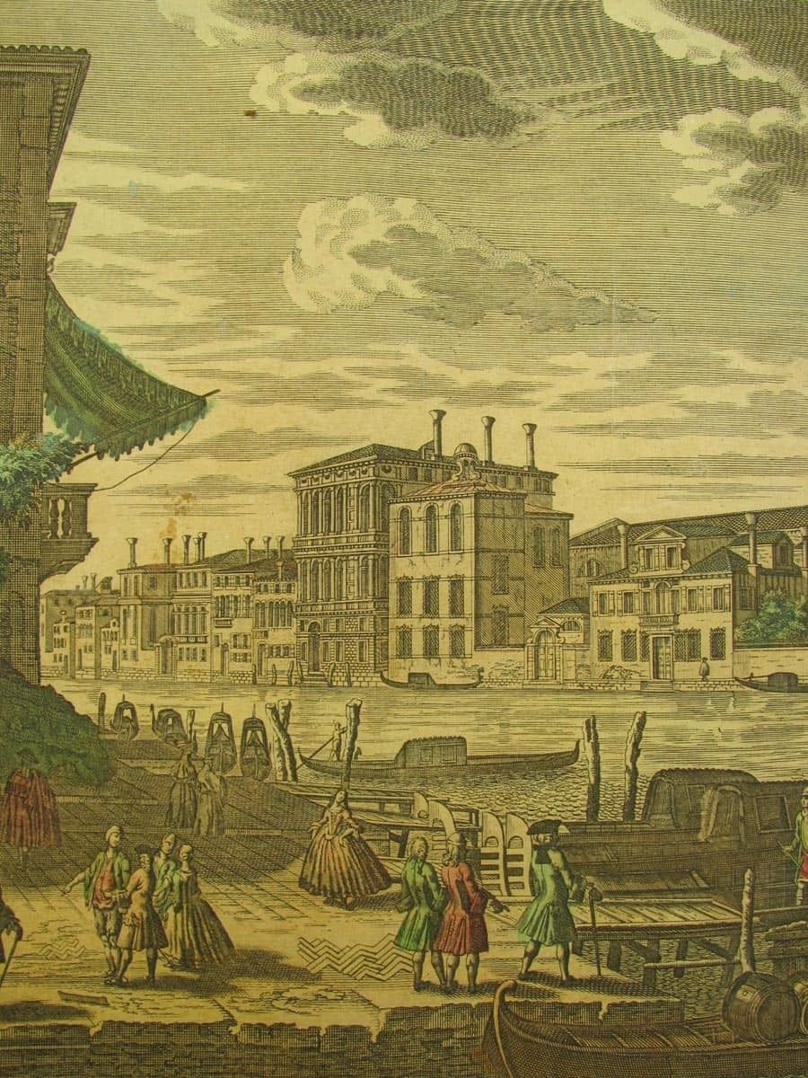Georg Balthasar Probst View Of The Grand Canal 1770 photo furniture