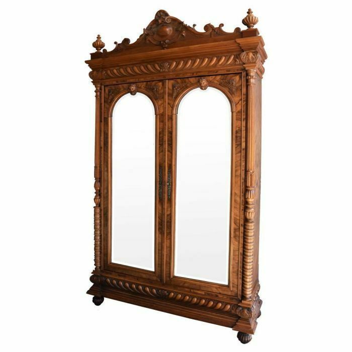Walnut Cabinet Renaissance Style French Work From The Late 19th Century
